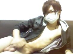 Japanese glasses boy webcam2