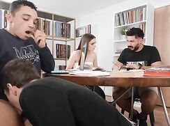 Bsexual Bareback Study break boys porn