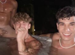 Champagne In The Pool College Boys Cam Porn OF