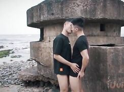 Asian Boyfriends at the Beach
