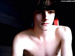 GBT AI Enhanced Cute dark hair guy on webcam