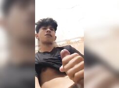 Hot Asian Boy Jerks and Cums Twink Porn