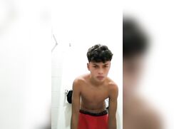 Bathroom Quick Twink Teen Boy Cum Porn
