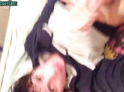 Beautiful Twink jerking his beautiful cock and cumming in his mough