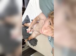 blond boy don't care