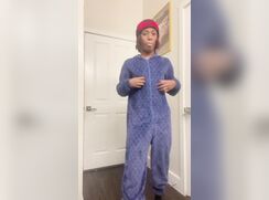 Son wanted to show me his new onesie