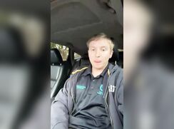 Ryan jerking in car cam boys porn