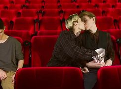 Rubax Video - Two Caseys & David Have Fun In The Movie Theater