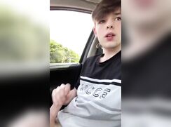 Rubax Video - Cute Twink Boy Knocks One Out In The Car