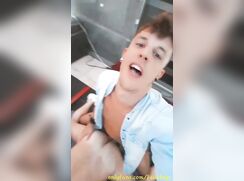 Twink boys flip flop bareback