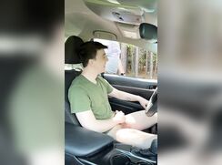 Public car suck with older stranger