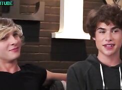 Cute teens on a porn casting