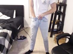 Ryan always has a bulge in his jeans