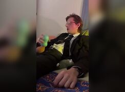 Gay Suited Dude Jerks & Cums Cam Porn