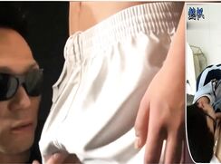 Asian soccer player with fat cock crazy about helping hands games