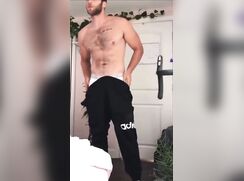 Quick jerk off and cum shot