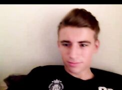 Dutch lad cums for his gf