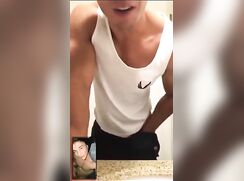 DL jock jerks and Cums with friend