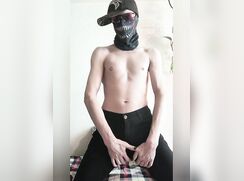 Uma punheta solitária!!!