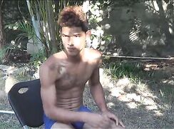 Alberto em seu show de punheta boys porn