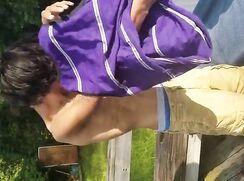 Kai auxiliado numa punheta!!!