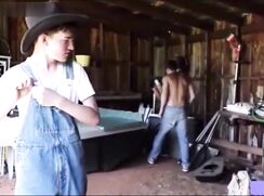 Older gets young ass on the farm boys porn