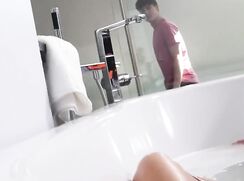 Joaquin and Jamie fuck around the house