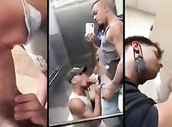 TikTok Public Dicks In Triptych