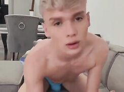 Muscle dad fucks femboy