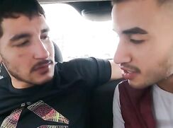 Latino Outdoor Car Bareback