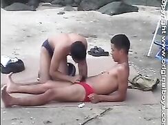 Latino sexe♡ beach boys porn