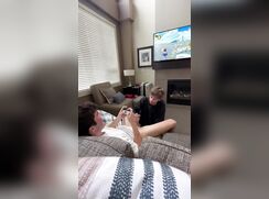 This is how my mornings be, getting my dick suck while I play video games