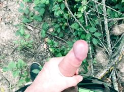 Horny Boy Wanking HIS BIG DICK OUTDOOR with SUNSET ! ORGASM