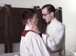 alter boy training (in the ass!)