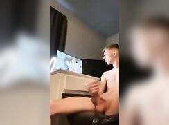 British Lad Watches Porn