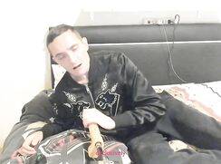 ♥ Belle éjaculation avec god ♥