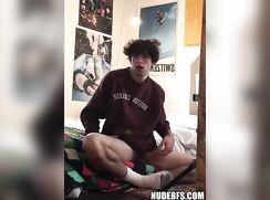 Hot student and his nice cock