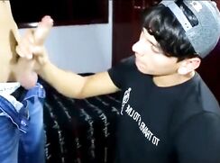 He gets barebacked by his straight step-brother boys porn