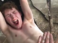 Alex Faux and his redhead friend love it rough