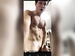 Snapchat Dude Shows Cum Cock Phone Cam Boys Porn