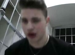 jerking him while he rides my cock gay porn