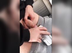 Half Boner in front of Friends Boys Porn