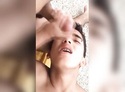 Cutie with braces gets fed