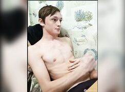 Algier_Xavier Russian Guy-Polish his Cock in the Kitchen-Cumshot