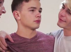 Double Penetration Creampie Trio