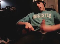 GBT College boy's porn jerks off _ AI Enhanced