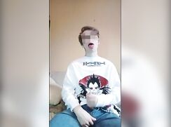 Boy Wanks And Sucks Condom Dry