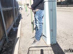 [ABX][3][682] - Caught jerking off in the alley as I finished