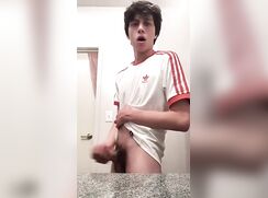 Dnz horny teen wanker
