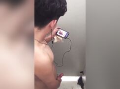 Spy teen shooter in stall